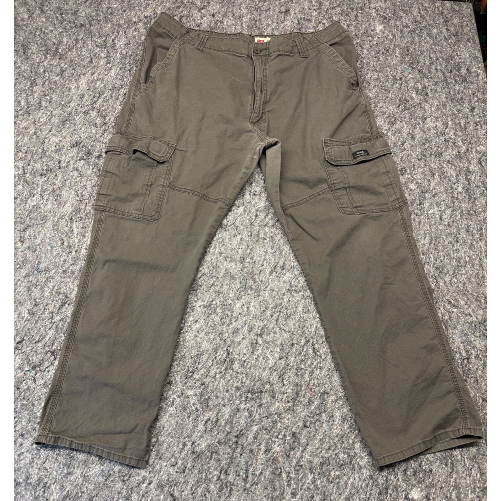 Wrangler Mens Relaxed Fit Cargo Pants 38x30 Ripstop 1070ABWOD